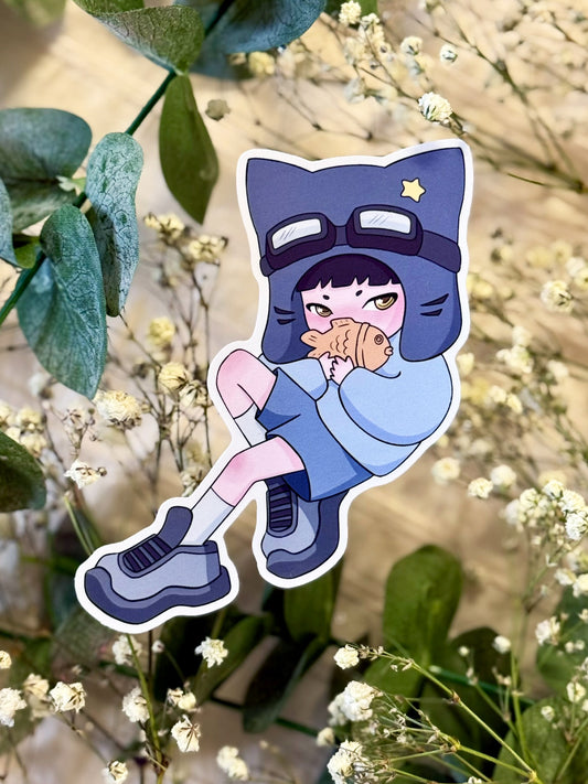 Kitty Baby Sticker