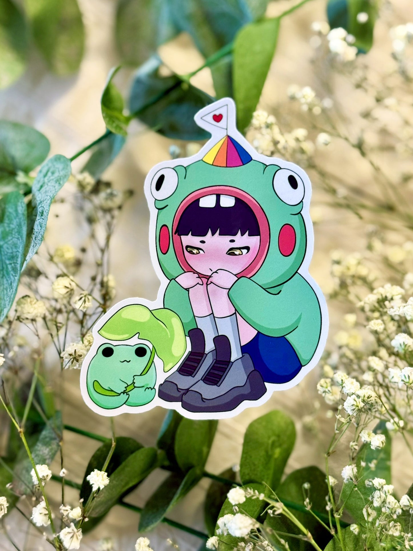 Froggy Baby Sticker