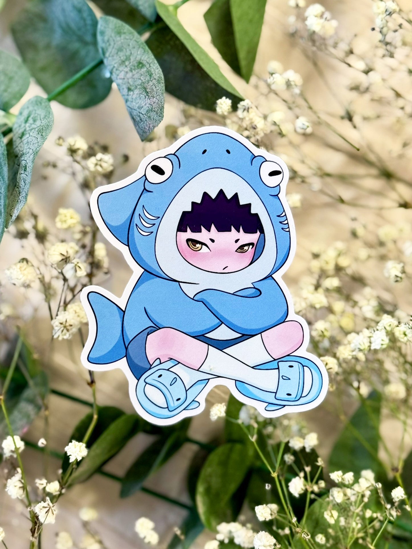 Shark Baby Sticker