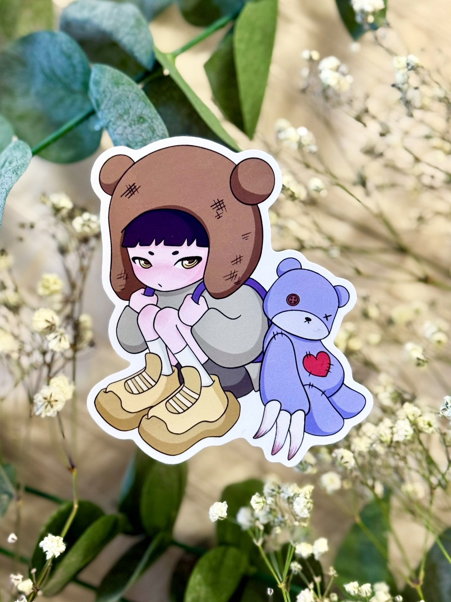 Teddy Bear Baby Sticker