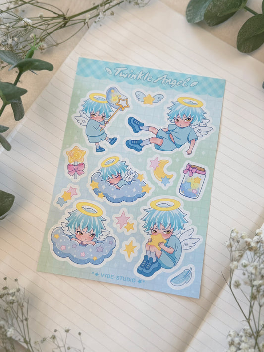 Twinkle Angel Sticker Sheet